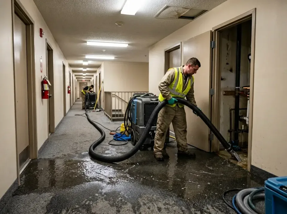 multi-unit-apartment-hallway-f-005 — frequently asked questions, Emergency Burst Pipe Water Extraction & Removal in Fowlervi…
